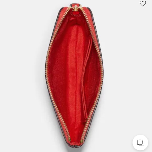 Coach Corner Zip Wristlet With Mini Vintage Rose Print
IM/Miami Red Multi - Picture 2 of 16